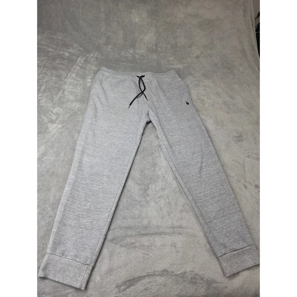 Polo Ralph Lauren Mens XL Heather Gray Joggers Sweatpants Pony Logo XL TG